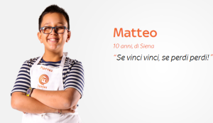 Matteo Galasso Junior Masterchef 2016