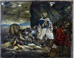 Giorgio De Chirico, La caccia al leone. San Gimignano, Galleria d’Arte Moderna e Contemporanea “Raffaele De Grada”
