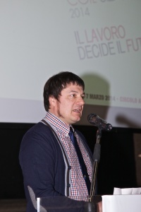 Fabio Seggiani, segretario FIllea Cgil Siena