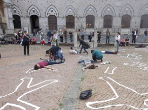 foto siena 2019 flash mob piazza