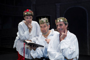 Alessandro Benvenuti, Nino Formicola e Francesco Gabrielli in "Tutto Shakespeare in 90'"